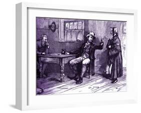 Charles Dickens 's ' The Adventures of Oliver Twist '-James Mahoney-Framed Giclee Print