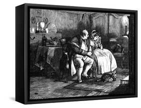 Charles Dickens 's ' The Adventures of Oliver Twist '-James Mahoney-Framed Stretched Canvas