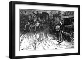 Charles Dickens 's ' The Adventures of Oliver Twist '-James Mahoney-Framed Giclee Print