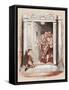 Charles Dickens 's 'The Adventures of Oliver Twist'-George Cruikshank-Framed Stretched Canvas