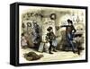 Charles Dickens 's 'The Old Curiosity Shop'-Hablot Knight Browne-Framed Stretched Canvas