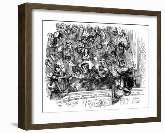 Charles Dickens 's ' The Old Curiosity Shop'-Hablot Knight Browne-Framed Giclee Print