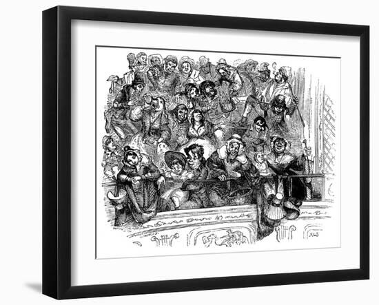 Charles Dickens 's ' The Old Curiosity Shop'-Hablot Knight Browne-Framed Giclee Print