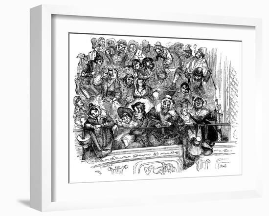 Charles Dickens 's ' The Old Curiosity Shop'-Hablot Knight Browne-Framed Giclee Print