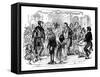 Charles Dickens 's 'The Old Curiosity Shop'-Hablot Knight Browne-Framed Stretched Canvas