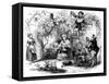 Charles Dickens 's 'The Old Curiosity Shop'-Hablot Knight Browne-Framed Stretched Canvas