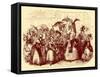 Charles Dickens 's ' The Old Curiosity Shop'-Hablot Knight Browne-Framed Stretched Canvas