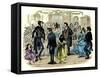 Charles Dickens 's 'The Old Curiosity Shop'-Hablot Knight Browne-Framed Stretched Canvas