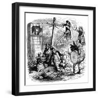 Charles Dickens 's 'The Old Curiosity Shop'-Hablot Knight Browne-Framed Giclee Print