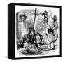 Charles Dickens 's 'The Old Curiosity Shop'-Hablot Knight Browne-Framed Stretched Canvas