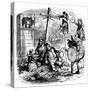 Charles Dickens 's 'The Old Curiosity Shop'-Hablot Knight Browne-Stretched Canvas