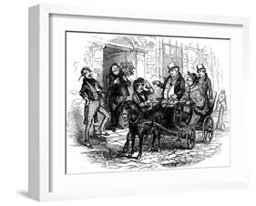 Charles Dickens 's 'The Old Curiosity Shop'-Hablot Knight Browne-Framed Giclee Print