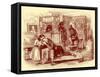 Charles Dickens 's 'The Old Curiosity Shop'-George Cattermole-Framed Stretched Canvas