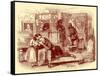 Charles Dickens 's 'The Old Curiosity Shop'-George Cattermole-Framed Stretched Canvas