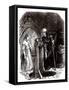 Charles Dickens 's 'The Old Curiosity Shop'-Daniel Maclise-Framed Stretched Canvas
