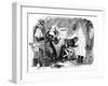 Charles Dickens 's ' The Old Curiosity Shop'-Hablot Knight Browne-Framed Giclee Print