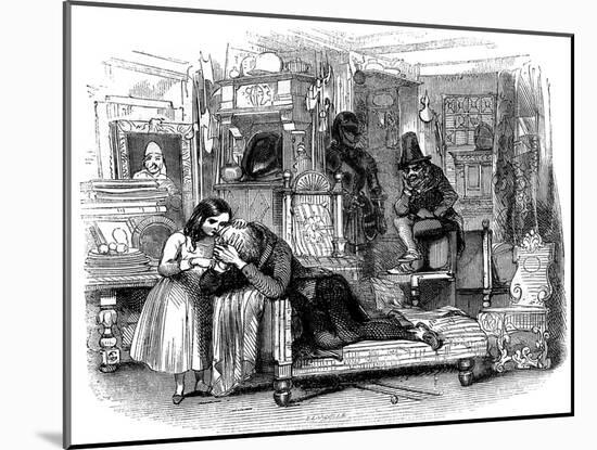 Charles Dickens 's 'The Old Curiosity Shop'-George Cattermole-Mounted Giclee Print