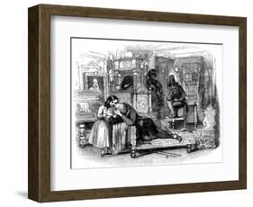 Charles Dickens 's 'The Old Curiosity Shop'-George Cattermole-Framed Giclee Print