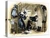 Charles Dickens 's ' The Old Curiosity Shop'-Hablot Knight Browne-Stretched Canvas