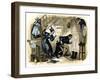 Charles Dickens 's ' The Old Curiosity Shop'-Hablot Knight Browne-Framed Giclee Print