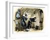 Charles Dickens 's ' The Old Curiosity Shop'-Hablot Knight Browne-Framed Giclee Print