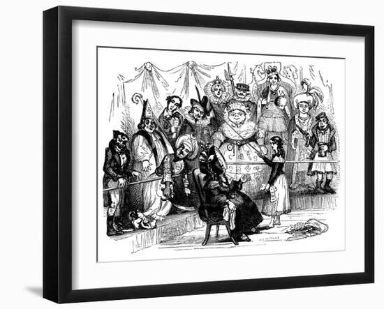 Charles Dickens 's 'The Old Curiosity Shop'-Hablot Knight Browne-Framed Giclee Print