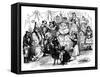 Charles Dickens 's 'The Old Curiosity Shop'-Hablot Knight Browne-Framed Stretched Canvas