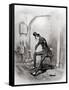 Charles Dickens 's 'The Pickwick Papers'-Frederick Barnard-Framed Stretched Canvas