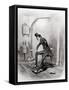 Charles Dickens 's 'The Pickwick Papers'-Frederick Barnard-Framed Stretched Canvas