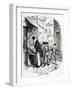 Charles Dickens 's 'The-George Cruikshank-Framed Giclee Print