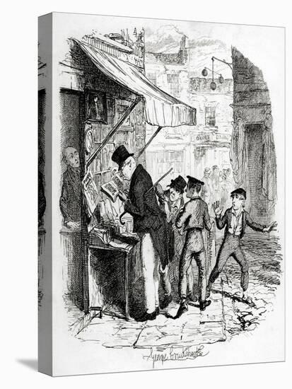 Charles Dickens 's 'The-George Cruikshank-Stretched Canvas