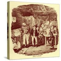 Charles Dickens 's 'The-George Cruikshank-Stretched Canvas