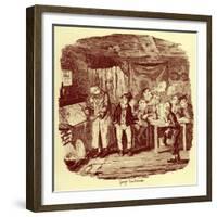 Charles Dickens 's 'The-George Cruikshank-Framed Giclee Print