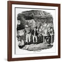 Charles Dickens 's 'The-George Cruikshank-Framed Giclee Print