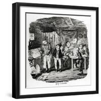 Charles Dickens 's 'The-George Cruikshank-Framed Giclee Print