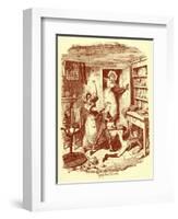 Charles Dickens 's 'The-George Cruikshank-Framed Giclee Print