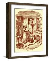 Charles Dickens 's 'The-George Cruikshank-Framed Giclee Print