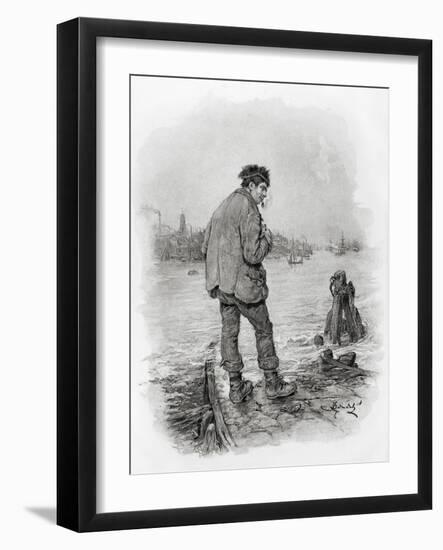 Charles Dickens 's-Frederick Barnard-Framed Giclee Print