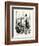 Charles Dickens Sketches by Boz Hurrying Along a By-Street-George Cruikshank-Framed Giclee Print