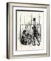 Charles Dickens Sketches by Boz Hurrying Along a By-Street-George Cruikshank-Framed Giclee Print