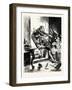 Charles Dickens Sketches by Boz One Gentleman Was Observed Suddenly to Rush from the Table-George Cruikshank-Framed Giclee Print