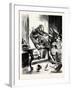 Charles Dickens Sketches by Boz One Gentleman Was Observed Suddenly to Rush from the Table-George Cruikshank-Framed Giclee Print