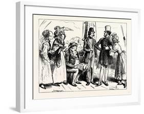 Charles Dickens Sketches by Boz So Exactly the Air of the Marquis Said the Military Gentleman-George Cruikshank-Framed Giclee Print