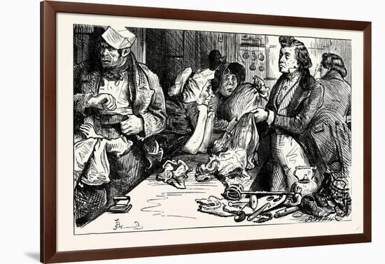 Charles Dickens Sketches by Boz the Pawnbroker's Shop-George Cruikshank-Framed Giclee Print