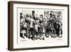 Charles Dickens Sketches by Boz the Prisoners Van-George Cruikshank-Framed Giclee Print
