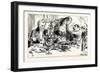 Charles Dickens Sketches by Boz Tureens of Soup are Emptied with Awful Rapidity-George Cruikshank-Framed Giclee Print