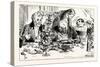 Charles Dickens Sketches by Boz Tureens of Soup are Emptied with Awful Rapidity-George Cruikshank-Stretched Canvas