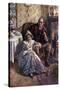 Charles Dickens 'The Cricket on the Hearth'-Harold Copping-Stretched Canvas