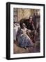 Charles Dickens 'The Cricket on the Hearth'-Harold Copping-Framed Giclee Print