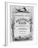 Charles Dickens, The Pickwick Club-null-Framed Giclee Print